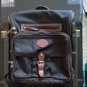 Filson Black and Brown Backpack
